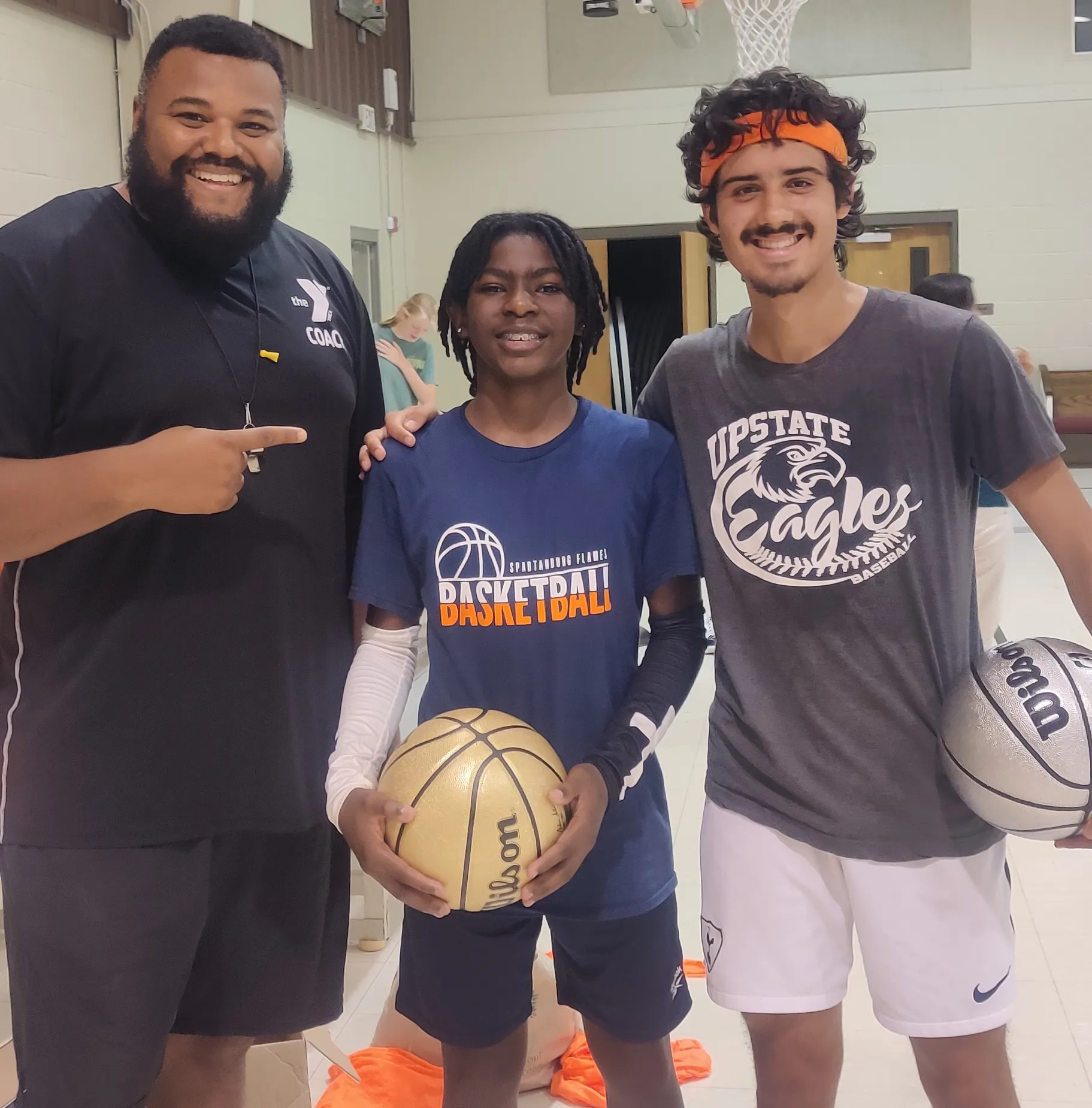 High School Basketball Camp Brings Together Flames Athletes