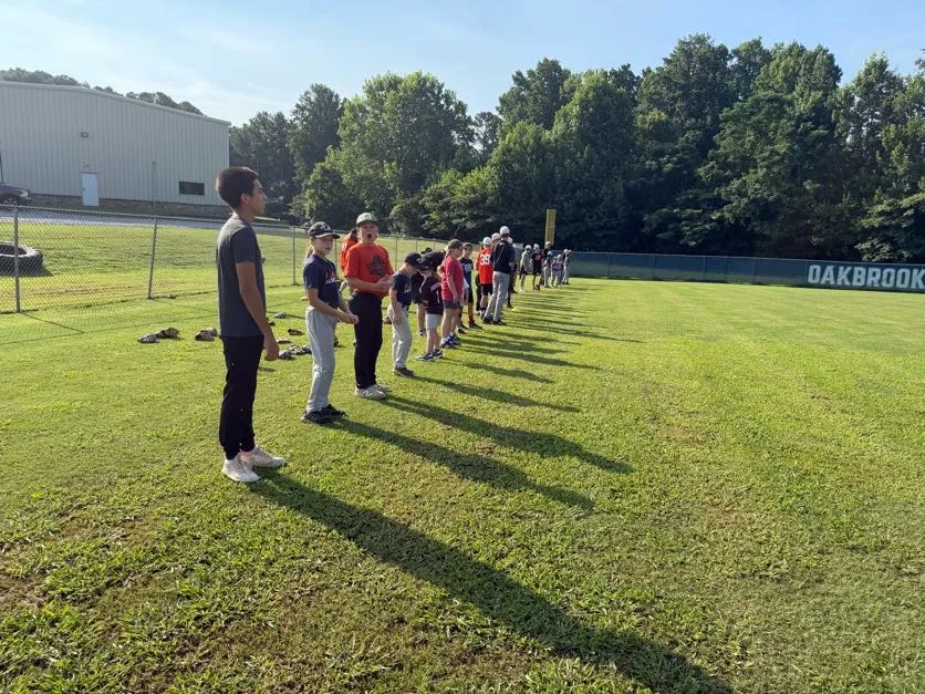 Summer Baseball Skills Camp Draws More Than Two Dozen Athletes