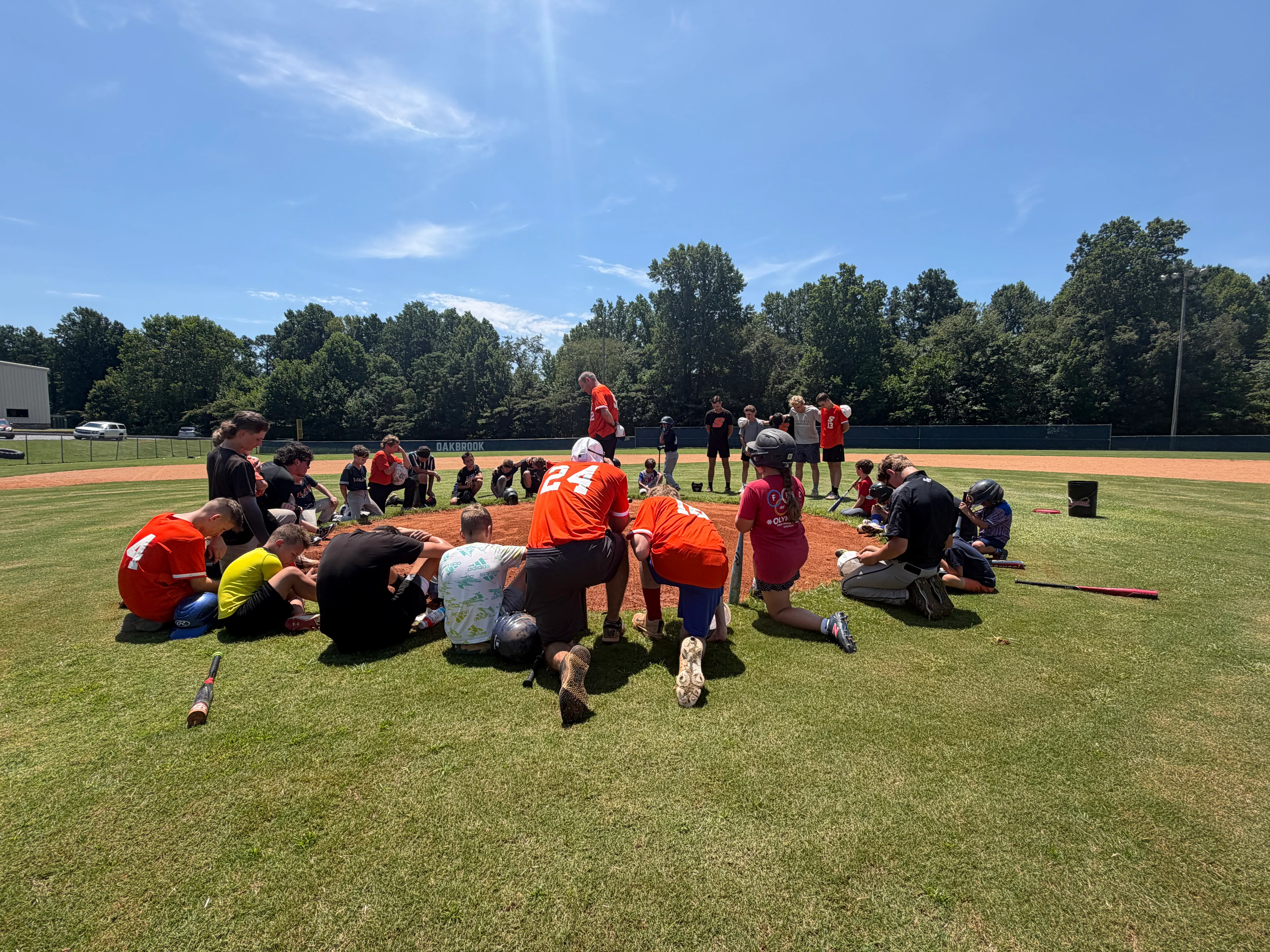 Summer Baseball Skills Camp Draws More Than Two Dozen Athletes