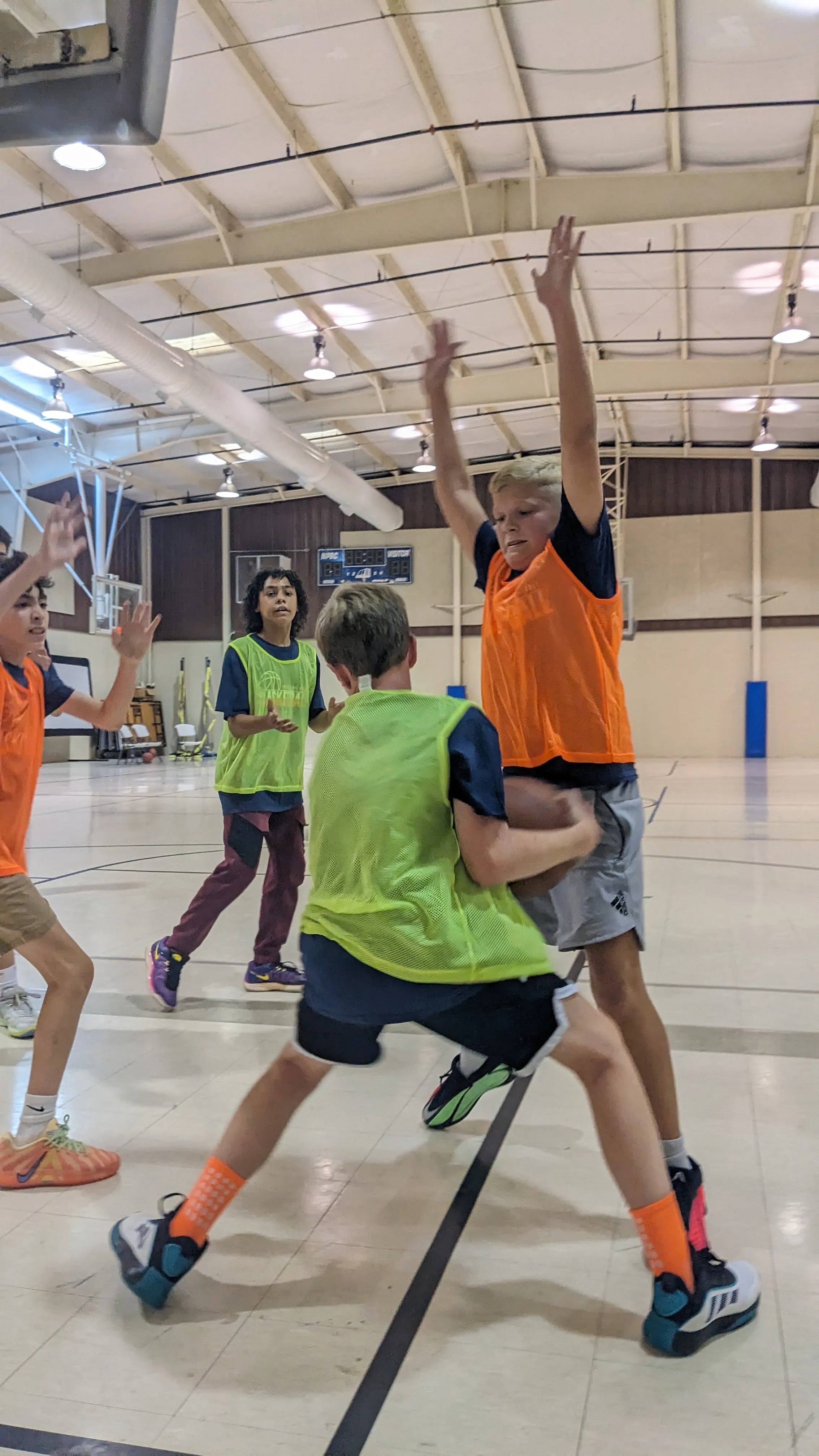 Middle School Basketball Camp Brings Out More Than 30 Athletes