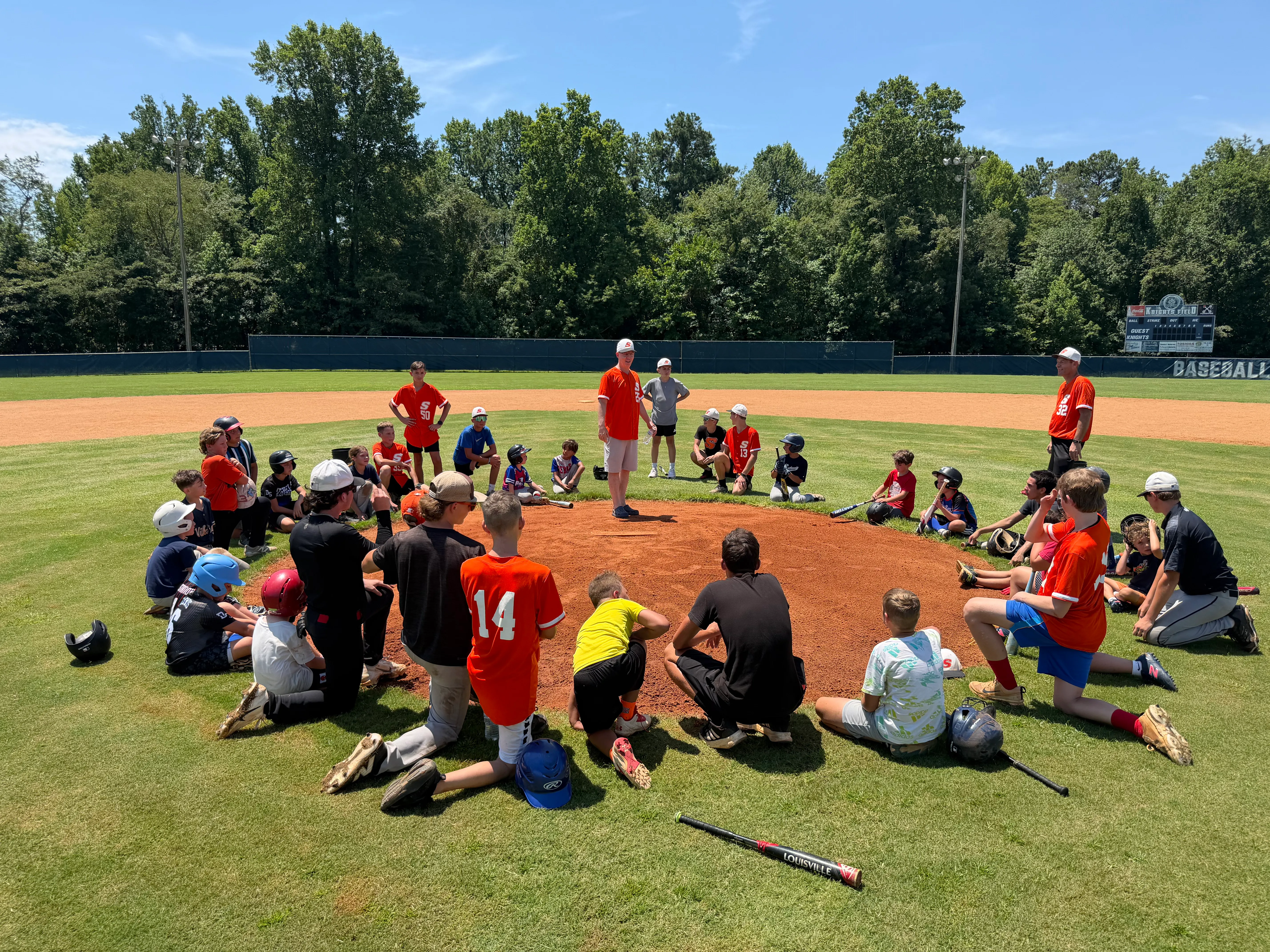 Summer Baseball Skills Camp Draws More Than Two Dozen Athletes