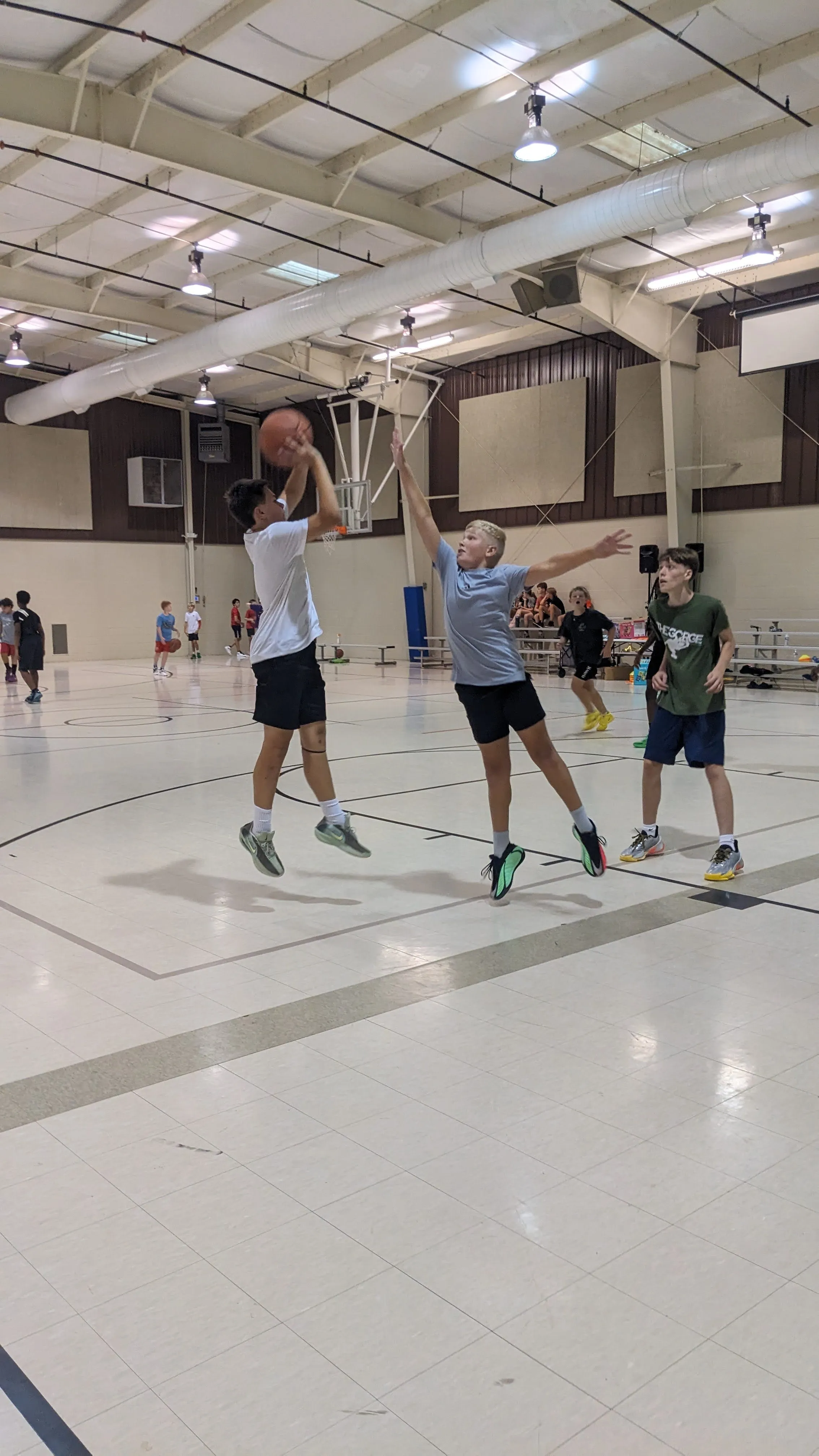 Middle School Basketball Camp Brings Out More Than 30 Athletes